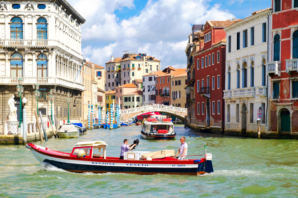 The Grand Canal in Venice jigsaw puzzle in Bridges puzzles on TheJigsawPuzzles.com