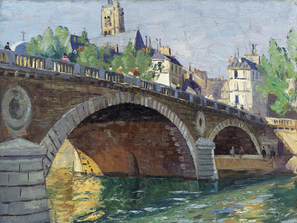 Pont au Change, Paris jigsaw puzzle in Piece of Art puzzles on TheJigsawPuzzles.com