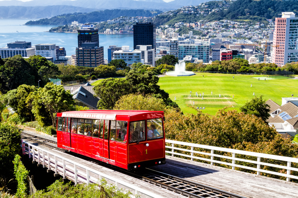 Wellington Cable Car, New Zealand jigsaw puzzle in Great Sightings puzzles on TheJigsawPuzzles.com