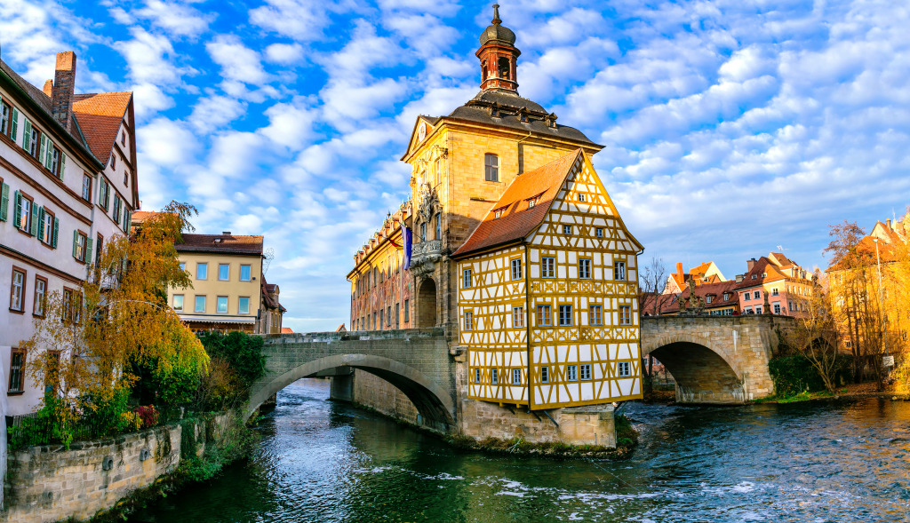 Bamberg Town Hall, Germany jigsaw puzzle in Bridges puzzles on TheJigsawPuzzles.com
