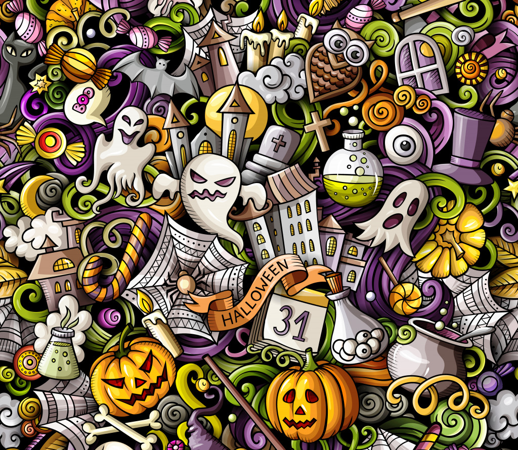 Happy Halloween! jigsaw puzzle in Puzzle of the Day puzzles on TheJigsawPuzzles.com