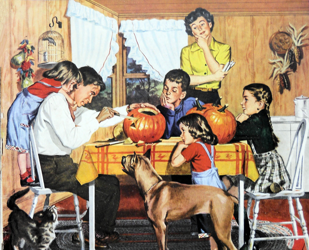 Halloween Preparations jigsaw puzzle in People puzzles on TheJigsawPuzzles.com