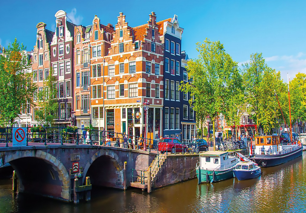 Amsterdam, The Netherlands jigsaw puzzle in Bridges puzzles on TheJigsawPuzzles.com