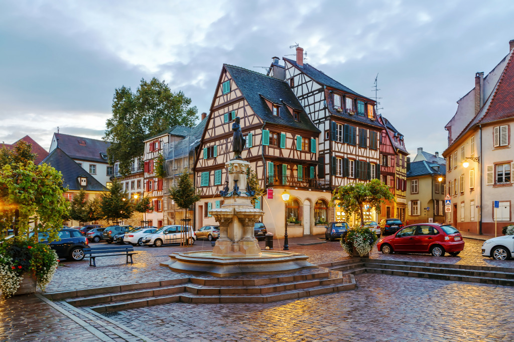 Colmar City Center, France jigsaw puzzle in Waterfalls puzzles on TheJigsawPuzzles.com