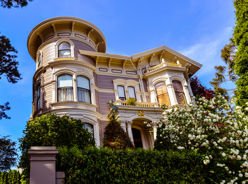 Victorian House in San Francisco, California jigsaw puzzle in Street View puzzles on TheJigsawPuzzles.com