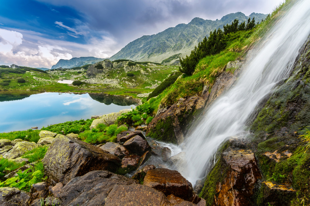 Transylvanian Alps, Romania jigsaw puzzle in Waterfalls puzzles on TheJigsawPuzzles.com