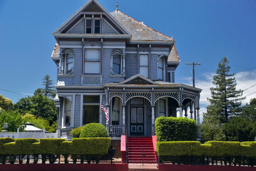 William Andrews Victorian House, Napa CA jigsaw puzzle in Street View puzzles on TheJigsawPuzzles.com