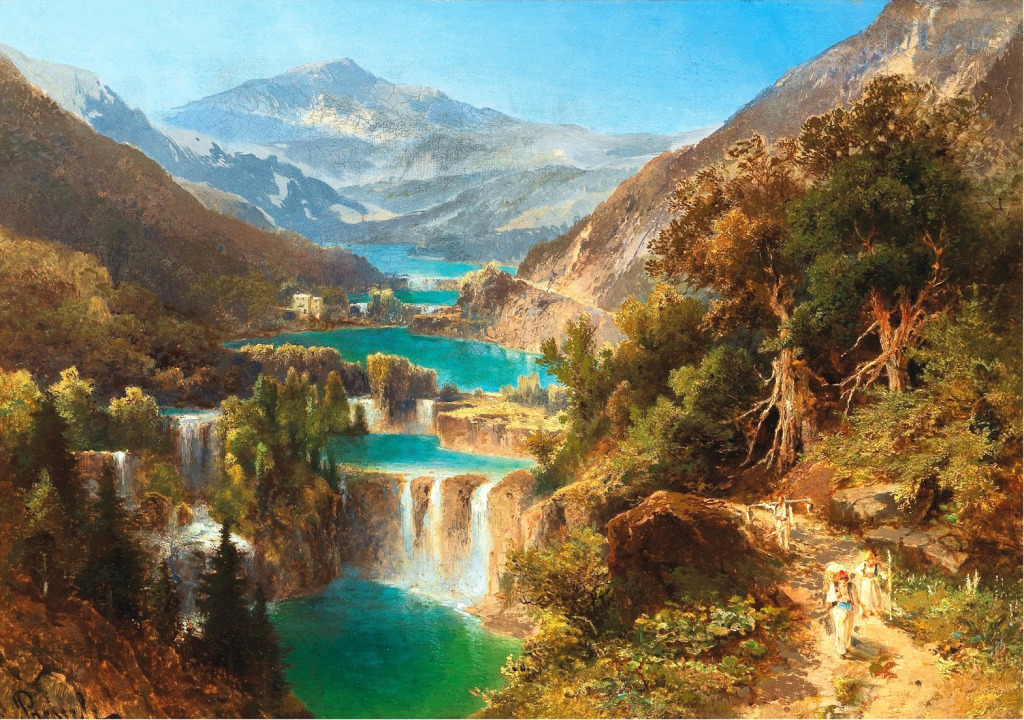 Plitvice Lakes in Croatia jigsaw puzzle in Waterfalls puzzles on TheJigsawPuzzles.com
