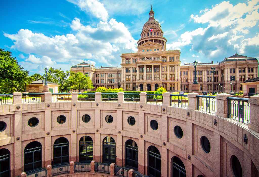 State of Texas Capitol Building jigsaw puzzle in Puzzle of the Day puzzles on TheJigsawPuzzles.com