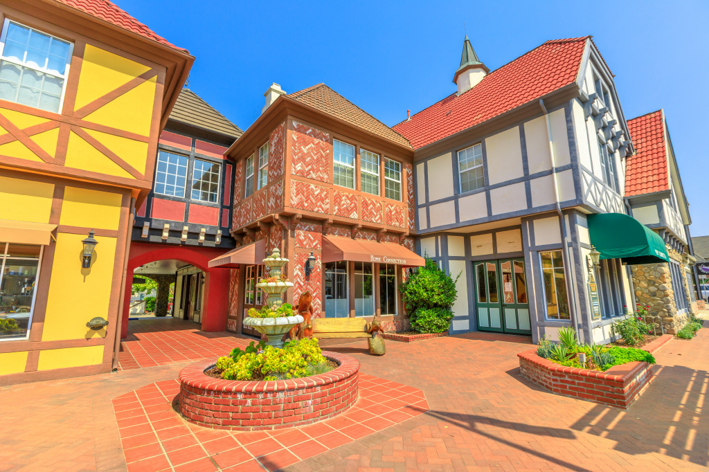 Danish Village Solvang, California jigsaw puzzle in Street View puzzles on TheJigsawPuzzles.com