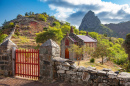 Saint Helena Island in the Atlantic Ocean