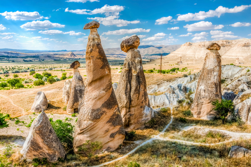 Fairy Chimneys in Cappadocia, Turkey jigsaw puzzle in Great Sightings puzzles on TheJigsawPuzzles.com