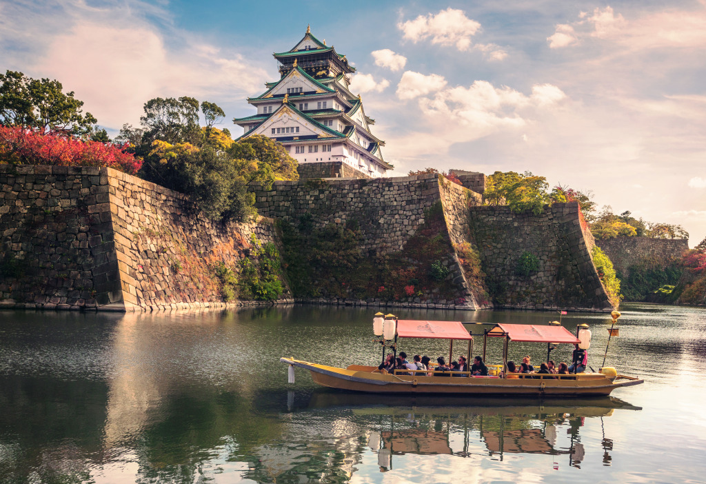 Osaka Castle, Japan jigsaw puzzle in Castles puzzles on TheJigsawPuzzles.com