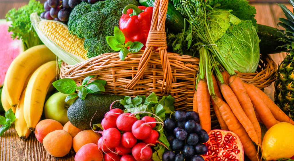 Assorted Fresh Vegetables jigsaw puzzle in Fruits & Veggies puzzles on TheJigsawPuzzles.com