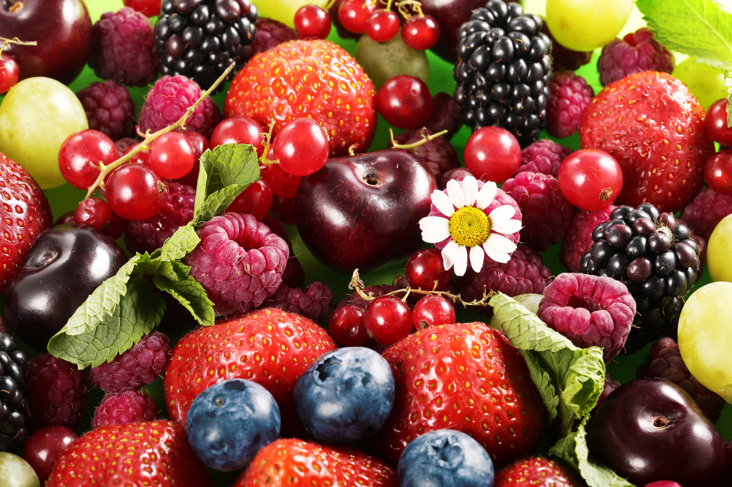 Fresh Berries jigsaw puzzle in Fruits & Veggies puzzles on TheJigsawPuzzles.com