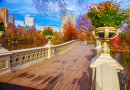 Bow Bridge in Central Park, New York City