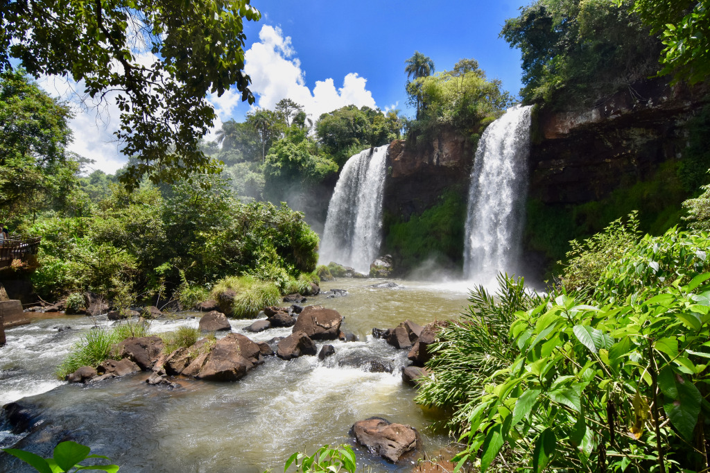 Iguazu Falls in Argentina jigsaw puzzle in Waterfalls puzzles on TheJigsawPuzzles.com