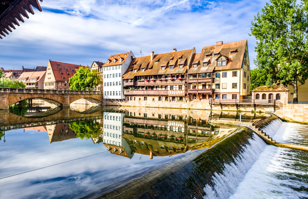 Old Town of Nuremberg, Germany jigsaw puzzle in Waterfalls puzzles on TheJigsawPuzzles.com