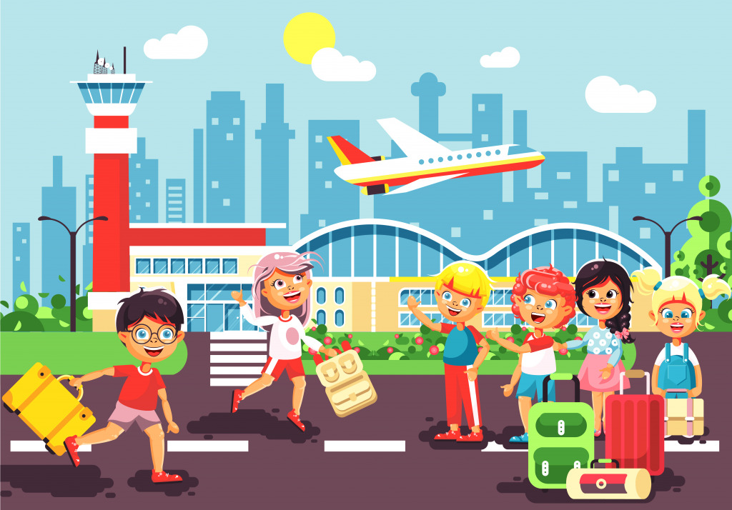 Departing Plane jigsaw puzzle in Aviation puzzles on TheJigsawPuzzles.com
