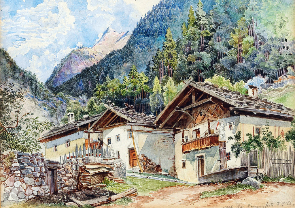 Mals in South Tyrol jigsaw puzzle in Piece of Art puzzles on TheJigsawPuzzles.com