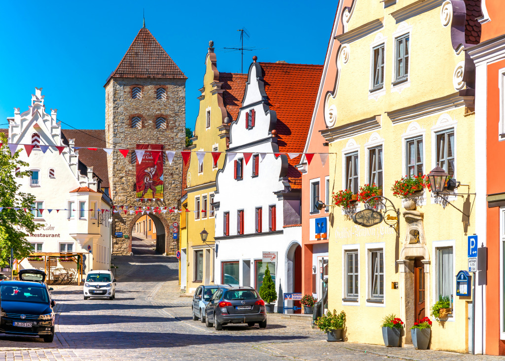 Historical Center of Wemding, Germany jigsaw puzzle in Street View puzzles on TheJigsawPuzzles.com