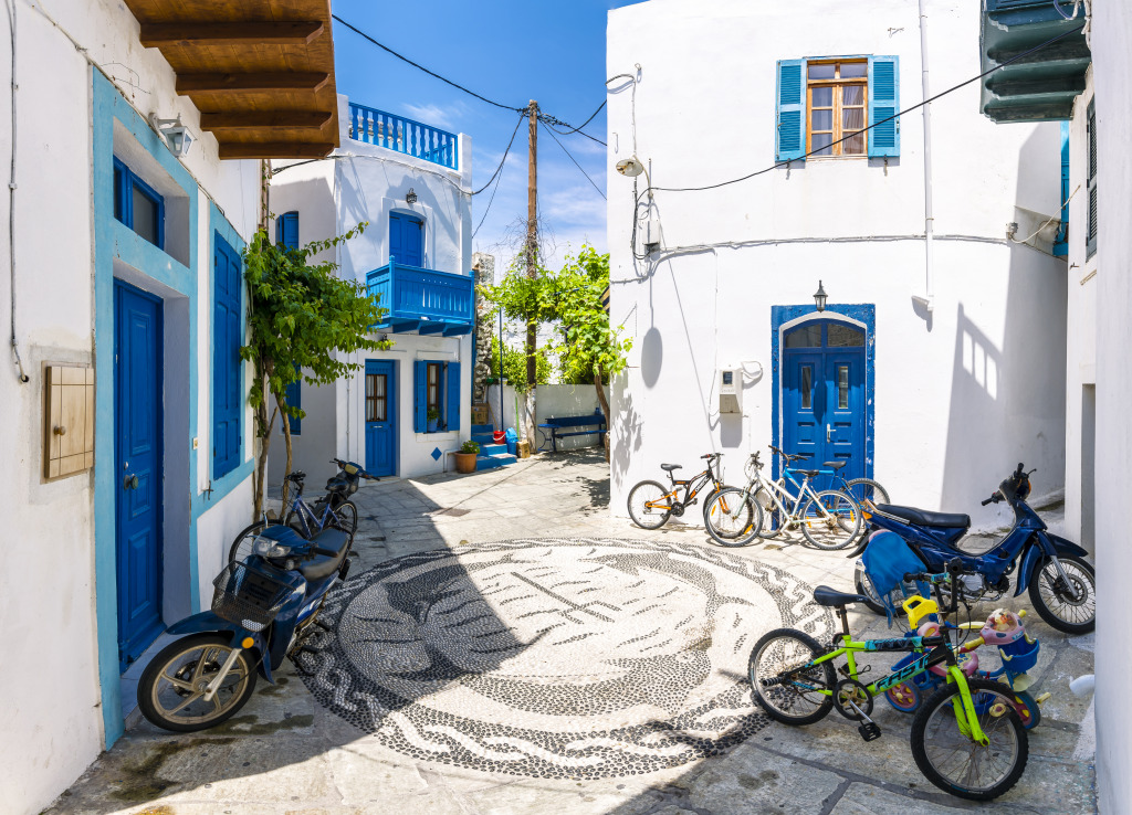 Mandraki Village, Nisyros Island, Greece jigsaw puzzle in Street View puzzles on TheJigsawPuzzles.com