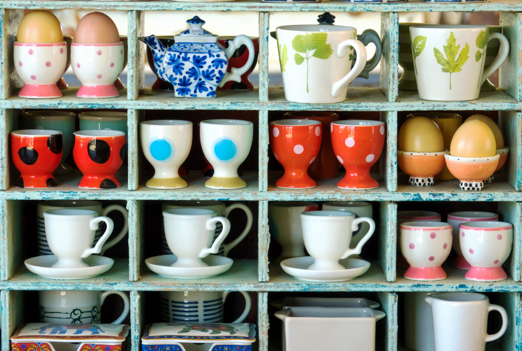 Cup and Mug Collection jigsaw puzzle in Food & Bakery puzzles on TheJigsawPuzzles.com