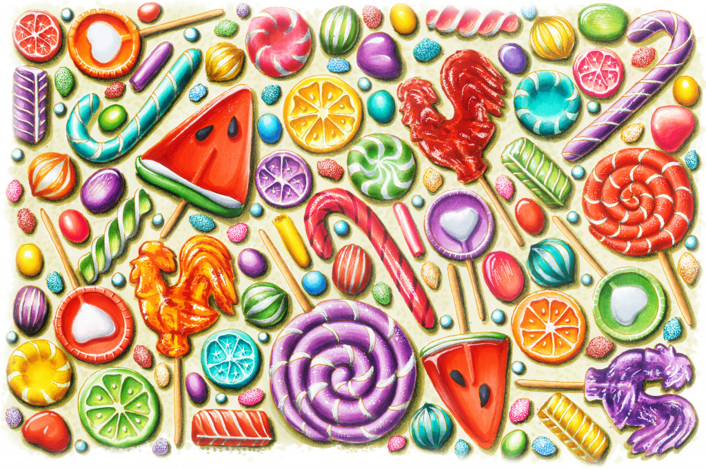 Candy Store jigsaw puzzle in Food & Bakery puzzles on TheJigsawPuzzles.com