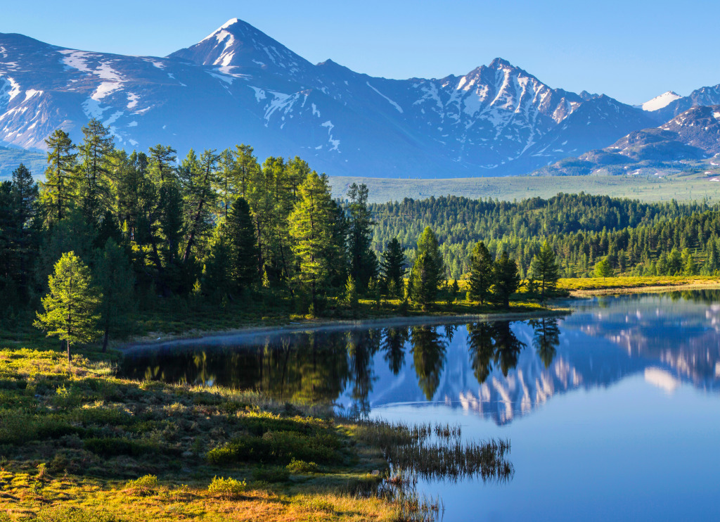 Altai Mountain Range, Siberia jigsaw puzzle in Great Sightings puzzles on TheJigsawPuzzles.com
