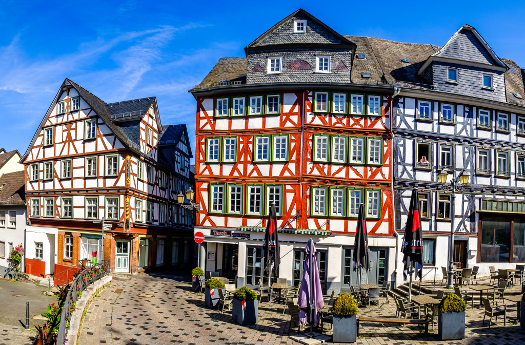Wetzlar Old Town, Germany jigsaw puzzle in Puzzle of the Day puzzles on TheJigsawPuzzles.com