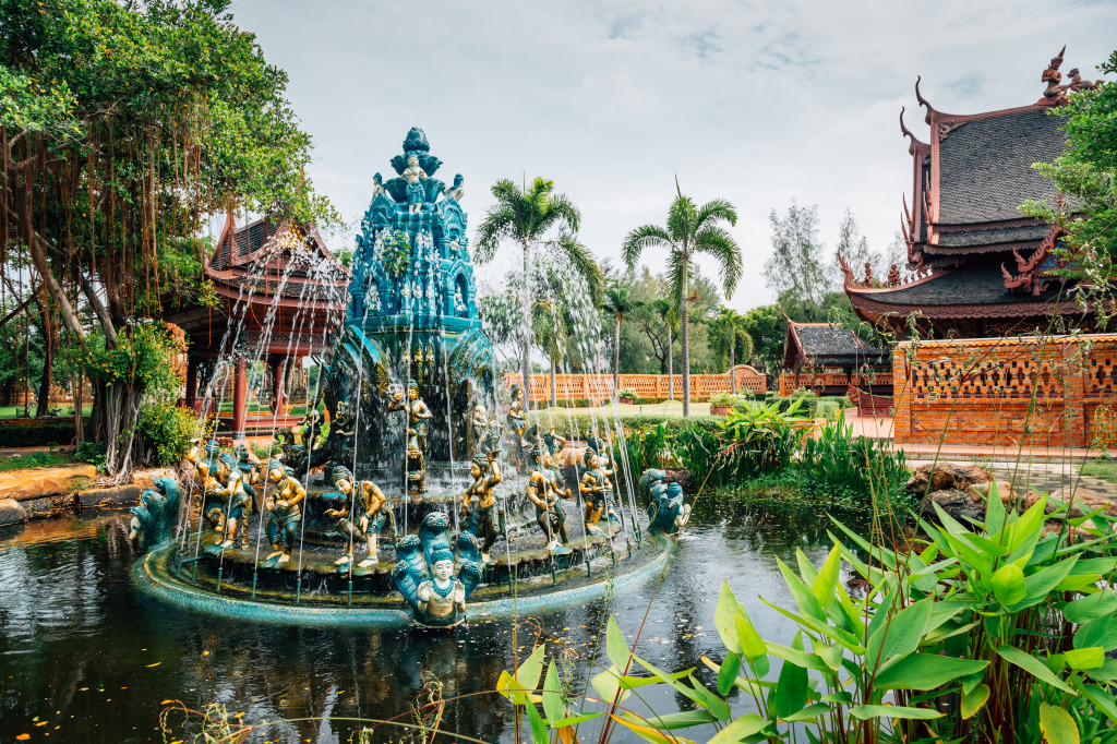 Ancient City Mueang Boran, Thailand jigsaw puzzle in Waterfalls puzzles on TheJigsawPuzzles.com