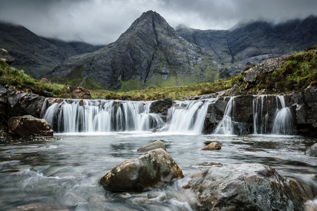 Fairy Pools, Isle of Skye, Scotland jigsaw puzzle in Waterfalls puzzles on TheJigsawPuzzles.com