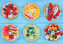 Fruit Tarts with Cream