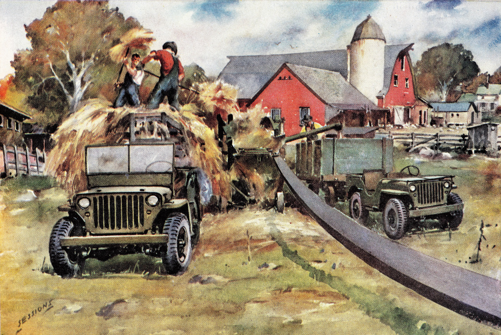 1945 Willys Jeep jigsaw puzzle in Cars & Bikes puzzles on TheJigsawPuzzles.com