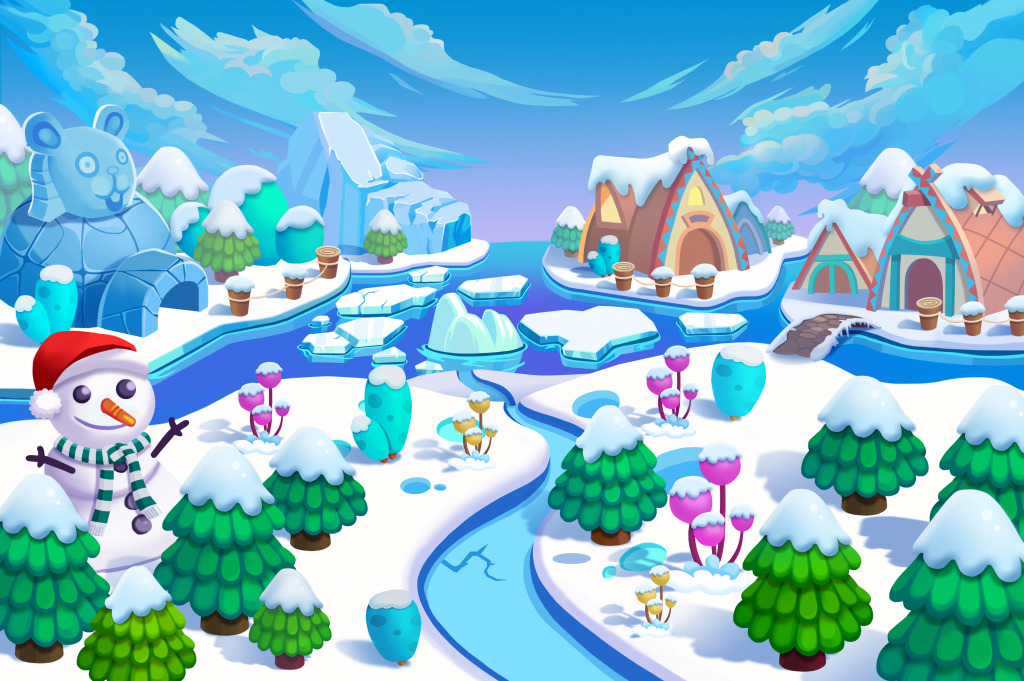 Snow World jigsaw puzzle in Kids Puzzles puzzles on TheJigsawPuzzles.com
