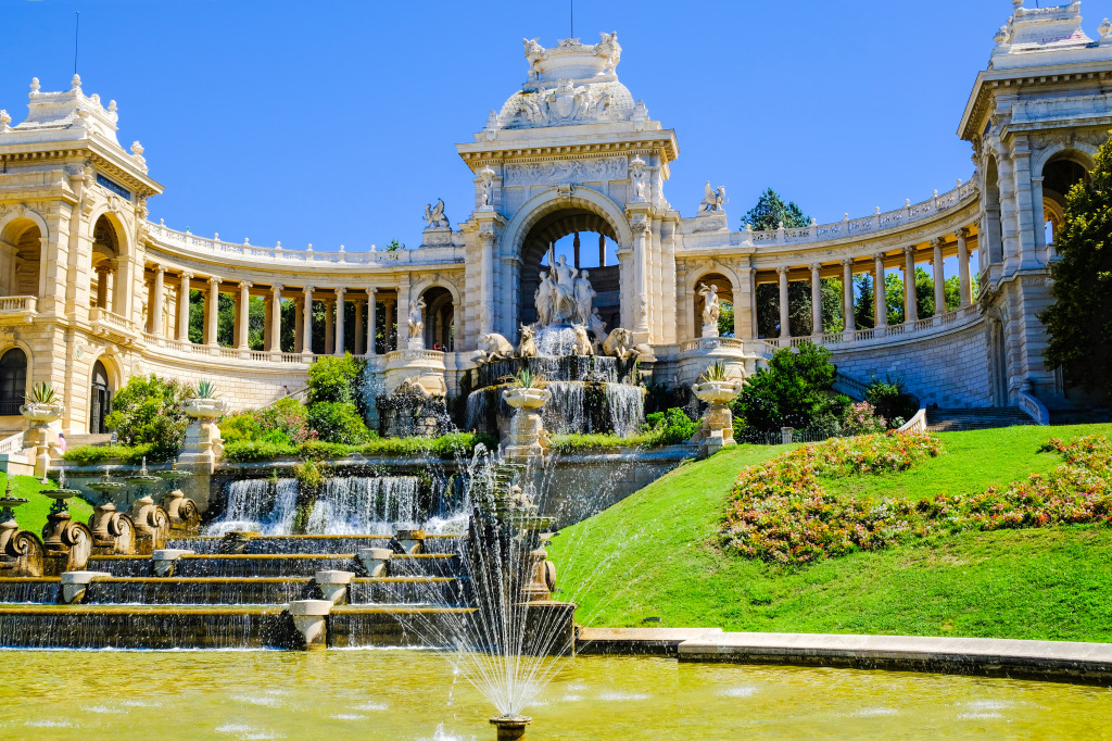 Longchamp Palace, Marseille, France jigsaw puzzle in Castles puzzles on TheJigsawPuzzles.com