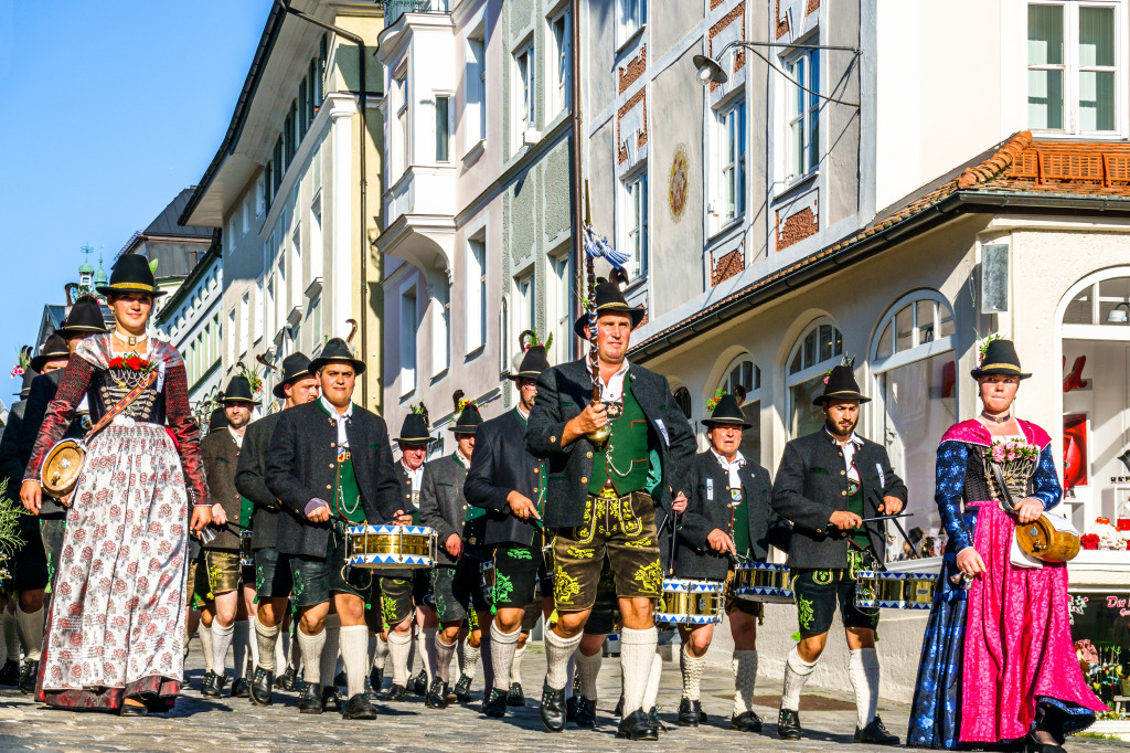 Brass Band in Bad Toelz, Germany jigsaw puzzle in People puzzles on TheJigsawPuzzles.com