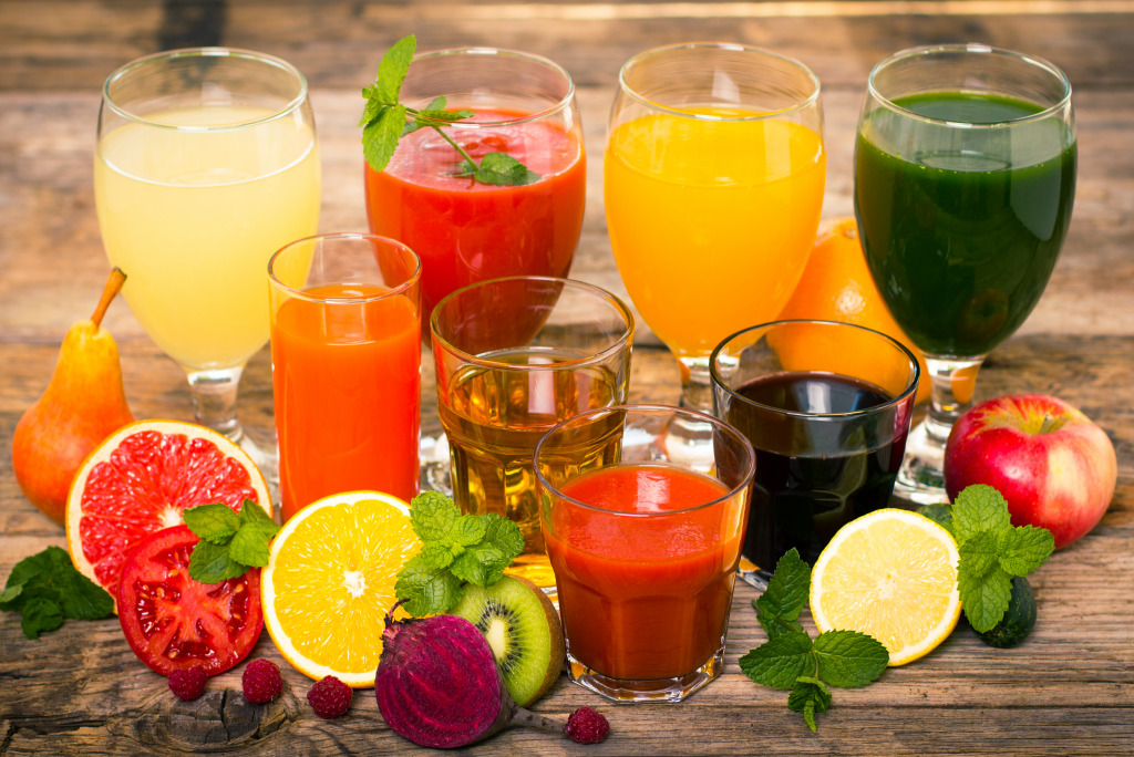 Fruit and Vegetable Juices jigsaw puzzle in Fruits & Veggies puzzles on TheJigsawPuzzles.com