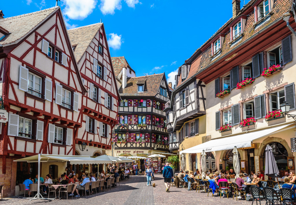 Town of Colmar, France jigsaw puzzle in Street View puzzles on TheJigsawPuzzles.com