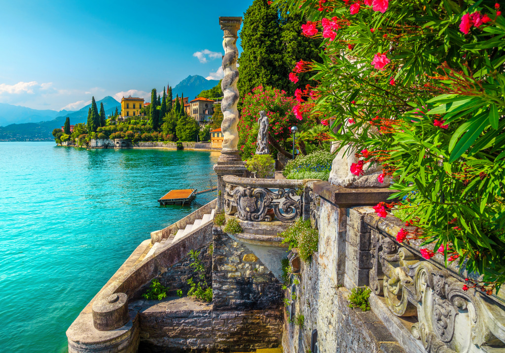 Villa Monastero, Lake Como, Italy jigsaw puzzle in Great Sightings puzzles on TheJigsawPuzzles.com