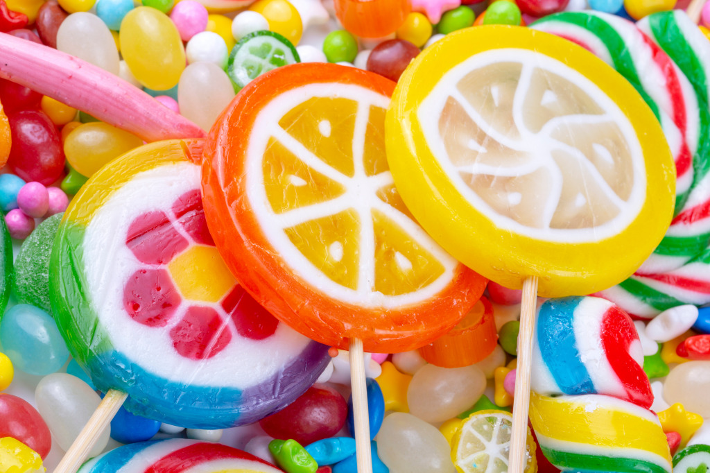 Colorful Candies jigsaw puzzle in Food & Bakery puzzles on TheJigsawPuzzles.com