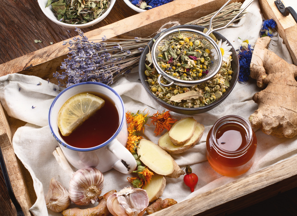 Herbal Tea jigsaw puzzle in Food & Bakery puzzles on TheJigsawPuzzles.com