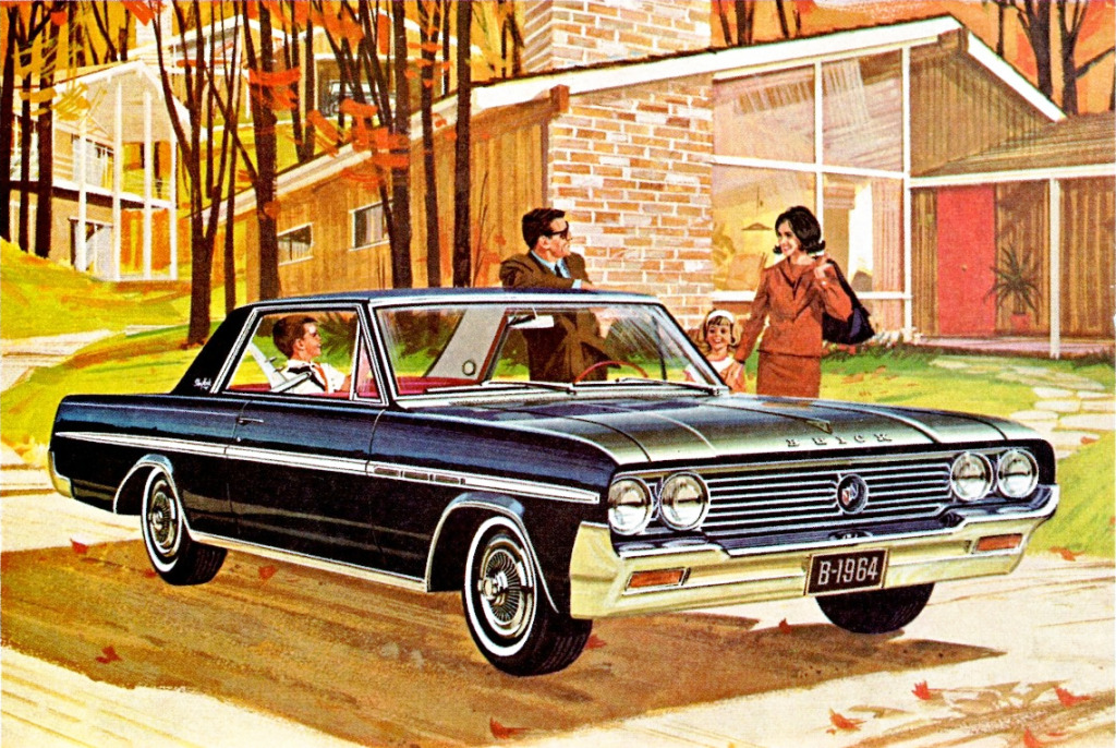 1964 Buick Skylark 2-door Sport Coupe jigsaw puzzle in Cars & Bikes puzzles on TheJigsawPuzzles.com