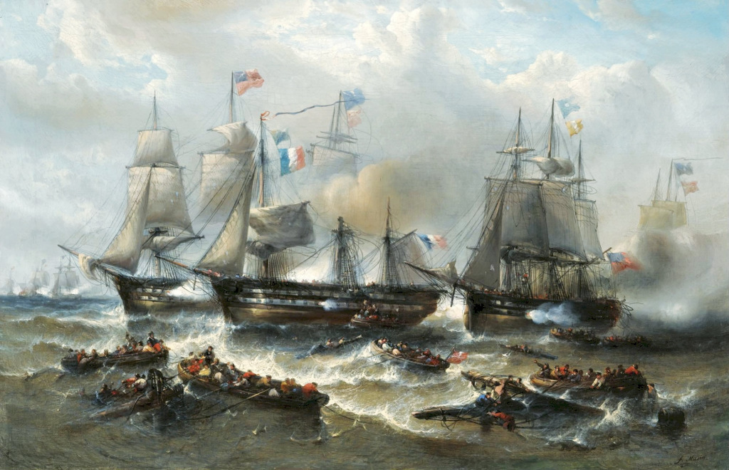 The Battle of Trafalgar jigsaw puzzle in Piece of Art puzzles on TheJigsawPuzzles.com