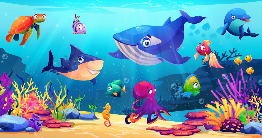 Underwater World jigsaw puzzle in Under the Sea puzzles on TheJigsawPuzzles.com