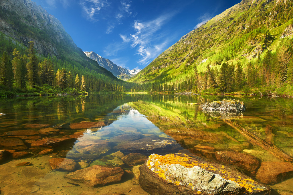 Katun Ridge, Altai Mountains jigsaw puzzle in Great Sightings puzzles on TheJigsawPuzzles.com