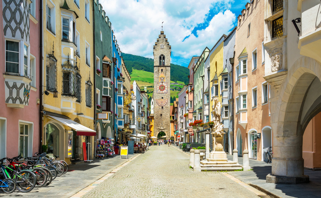 Town of Vipiteno, Trentino Alto Adige, Italy jigsaw puzzle in Street View puzzles on TheJigsawPuzzles.com