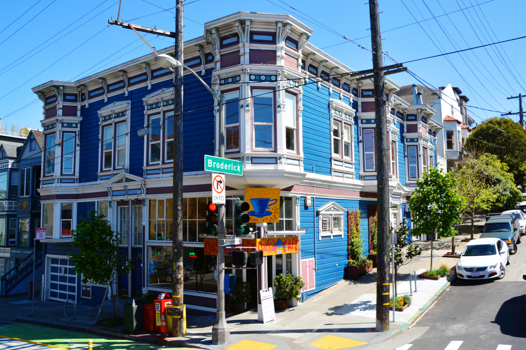 Victorian Houses in San Francisco jigsaw puzzle in Street View puzzles on TheJigsawPuzzles.com