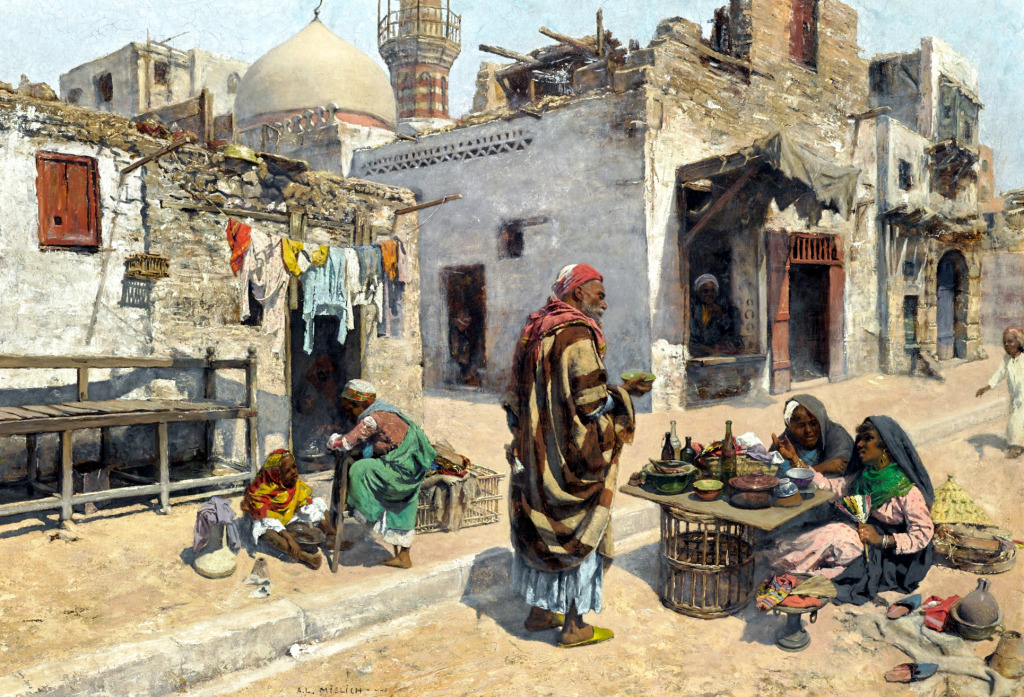 Offering Refreshments, Cairo jigsaw puzzle in Piece of Art puzzles on TheJigsawPuzzles.com
