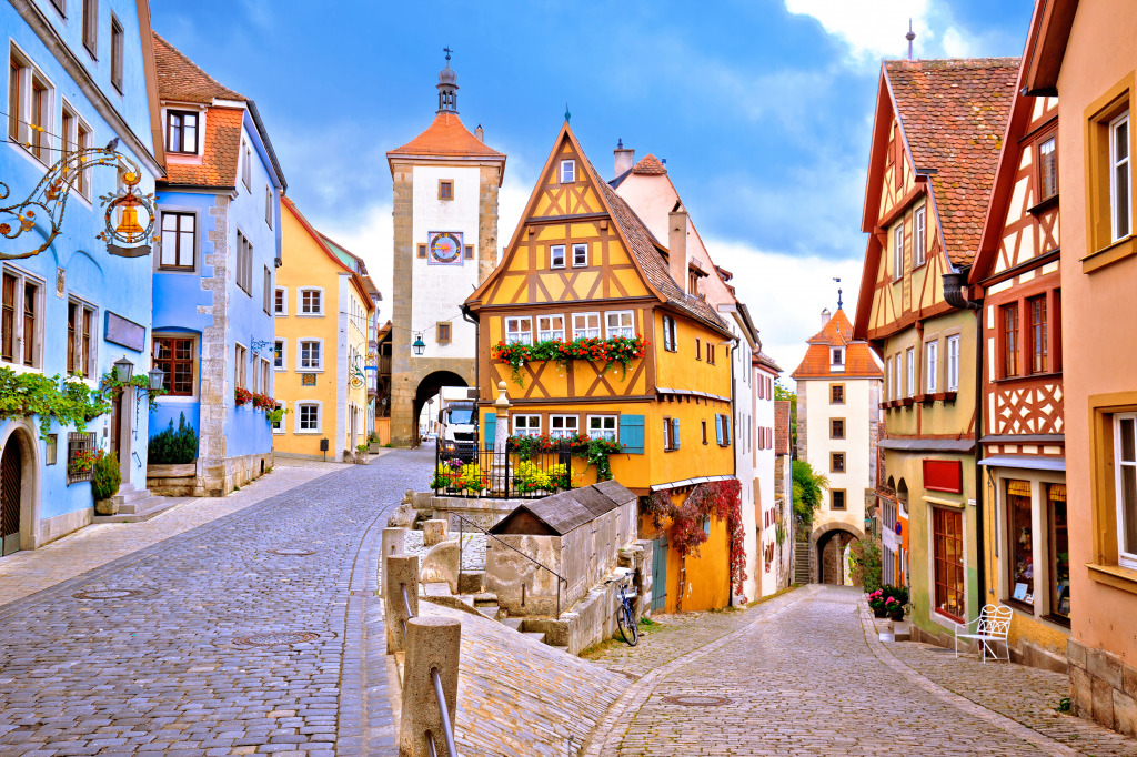 Rothenburg ob der Tauber, Germany jigsaw puzzle in Puzzle of the Day puzzles on TheJigsawPuzzles.com